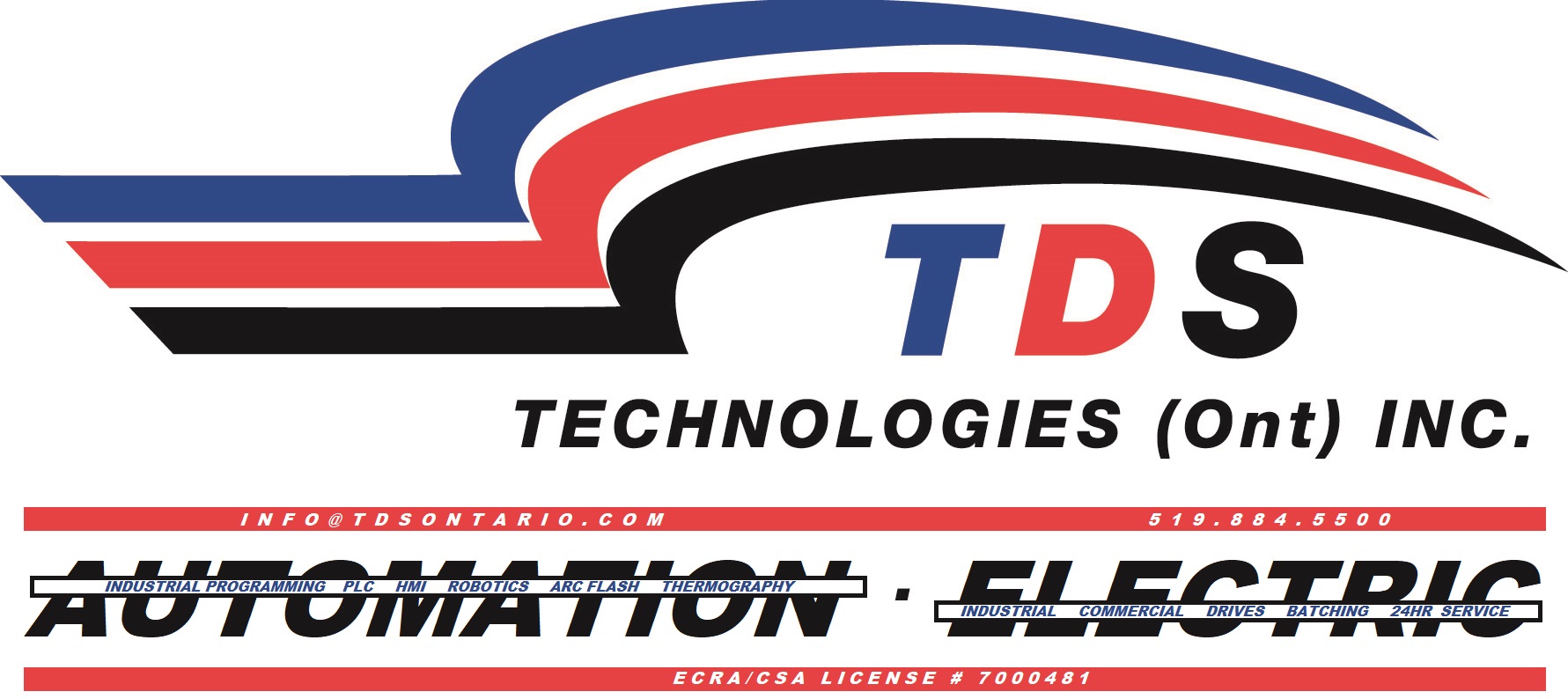 TDS Ont Logo HIRES - Automation - Electric with lines and text