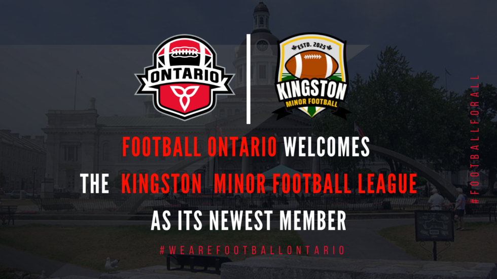 Football Ontario Announces Kingston Minor Football League as Newest