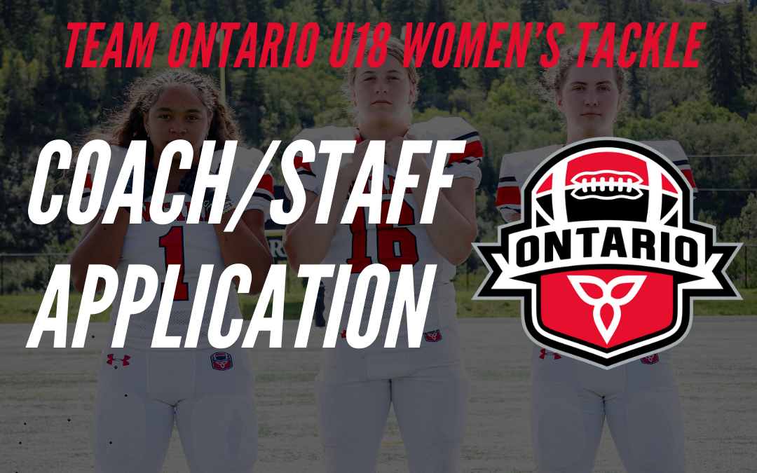 Football Ontario Accepting Coach Applications for Team Ontario U18 Women’s Tackle Program